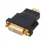 DVI-I 24+5 Female To HDMI Male Adapter